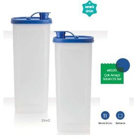 Tupperware 2 lt 2 Adet Çok Amaçlı Sürahi