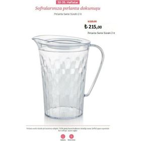 Tupperware 2 lt Pırlanta Serisi Sürahi