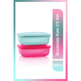 Tupperware 2'li 500 ml Buzdolabı Kabı