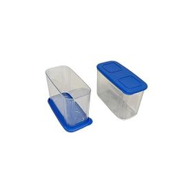 Tupperware 2'li 715 ml Şeffaf Mavi Buzdolabı Kabı