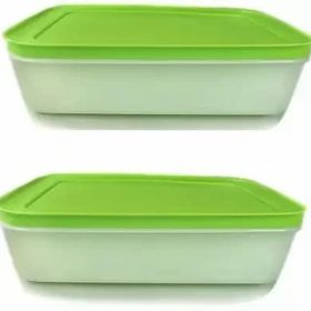 Tupperware 2x1 lt Freezermate Yeşil Saklama Kabı