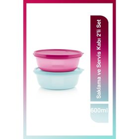 Tupperware 2x600 ml Saklama Kabı