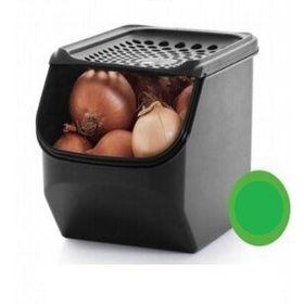 Tupperware 3 lt Siyah Soğan Sarımsak Saklama Kabı