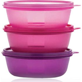 Tupperware 3 Parça 600 ml Üç Şekerpare Saklama Kapları