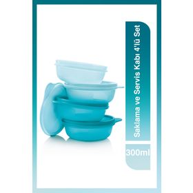 Tupperware 300 ml 4'lü Saklama Kabı