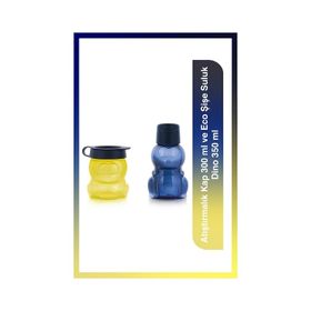 Tupperware 300 ml Atıştırmalık Kap ve Dino 350 ml Eco Şişe Suluk
