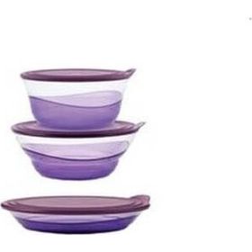 Tupperware 3'lü Damla Saklama Kabı