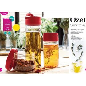 Tupperware 3'lü Duru Yağdanlık