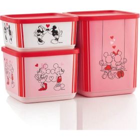 Tupperware 3'lü Minnie Mickey Saklama Kabı