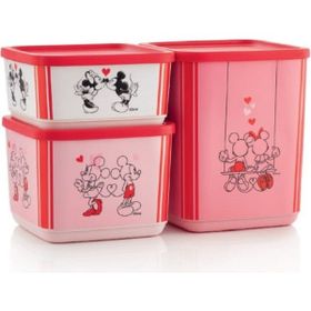 Tupperware 3'lü Minnie Mickey Saklama Kabı