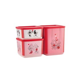 Tupperware 3'lü Minnie Mickey Saklama Kabı