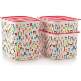 Tupperware 3'lü Su Dondurma Saklama Kabı