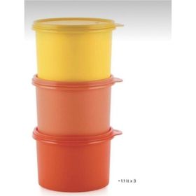 Tupperware 3x1.1 lt Sıkı Kapaklı Saklama Kapları