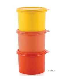 Tupperware 3x1.1 lt Sıkı Kapaklı Saklama Kapları