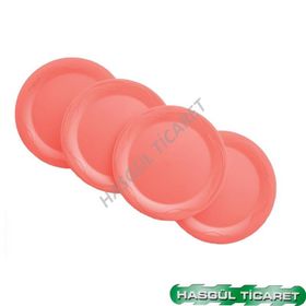 Tupperware 4'lü Pembe Piknik Tabak