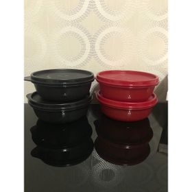 Tupperware 4x300 ml Siyah Şeker Saklama Kabı