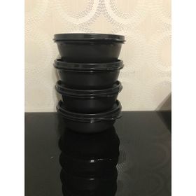 Tupperware 4x300 ml Siyah Şeker Saklama Kabı