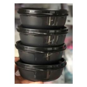Tupperware 4x300 ml Siyah Şeker Saklama Kabı