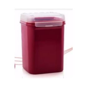 Tupperware 5.5 lt Bordo Özel Kare Saklama Kabı