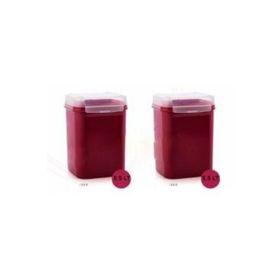Tupperware 5.5 lt Bordo Özel Kare Saklama Kabı
