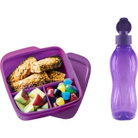 Tupperware 550 ml Bölmeli Beslenme Kutusu 500 ml Suluk