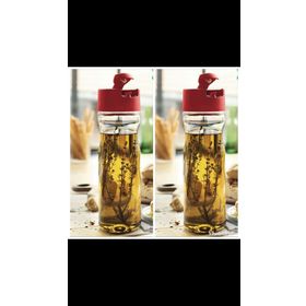 Tupperware 600 ml Kırmızı Duru Yağdanlık