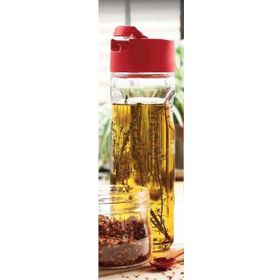 Tupperware 600 ml Kırmızı Duru Yağdanlık