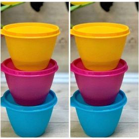 Tupperware 6x400 ml Renkli Saklama Kabı