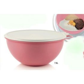 Tupperware 7.8 lt Toz Pembe Miksim Saklama Mayalama Kabı