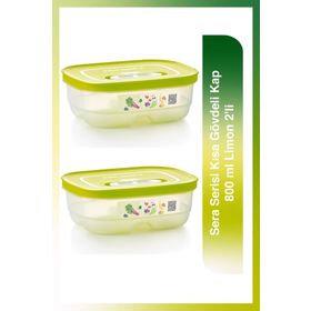 Tupperware 800 ml Limon Sera Kısa Kap