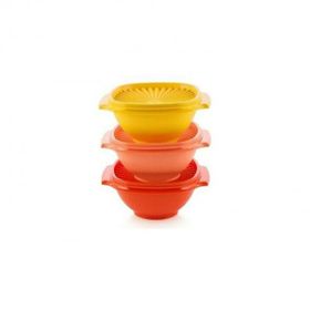 Tupperware 830 ml 3'lü Yıldız Kap