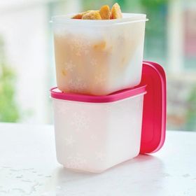 Tupperware Alaska 2x1.1 lt Pembe Saklama Kabı Seti