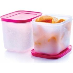 Tupperware Alaska 2x1.1 lt Pembe Saklama Kabı Seti