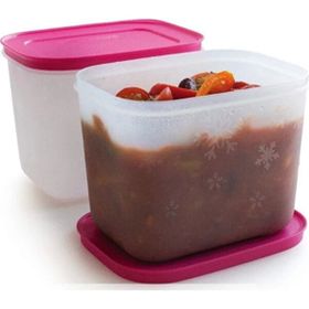 Tupperware Alaska 2x1.1 lt Pembe Saklama Kabı Seti