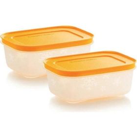Tupperware Alaska 2x450 ml Turuncu Saklama Kabı