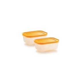 Tupperware Alaska 2x450 ml Turuncu Saklama Kabı