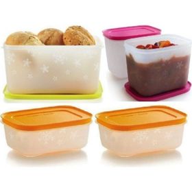 Tupperware Alaska 3x1.1 lt Pembe Saklama Kabı