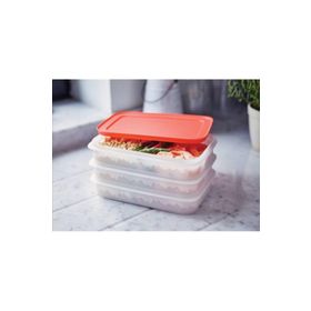Tupperware Alaska 3x500 ml Turuncu Saklama Kabı
