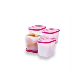 Tupperware Alaska 4x1.1 lt Pembe Saklama Kabı