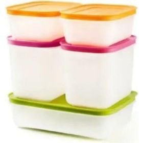 Tupperware Alaska 5'li Renkli Saklama Kabı