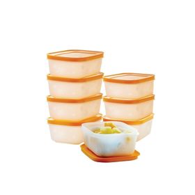 Tupperware Alaska 8x450 ml Turuncu Saklama Kabı