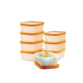 Tupperware Alaska 8x450 ml Turuncu Saklama Kabı