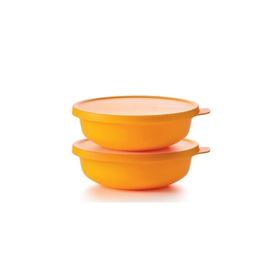 Tupperware Aloha 2'li 450 ML Turuncu Saklama Kabı