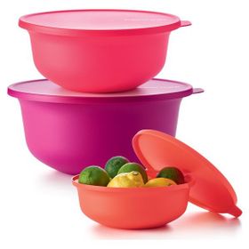 Tupperware Aloha 3'lü Saklama Servis Hazırlık Kabı