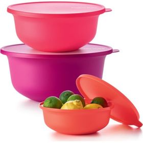 Tupperware Aloha 3'lü Saklama Servis Hazırlık Kabı