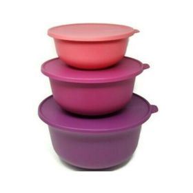 Tupperware Aloha 3'lü Saklama Servis Hazırlık Kabı