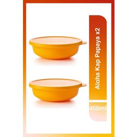 Tupperware Aloha 450 ml Turuncu Saklama Kabı