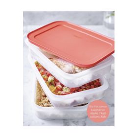 Tupperware BDD-350 Alaska 3'lü 3 Katlı Saklama Kabı