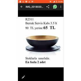 Tupperware Berrak 3,5 lt Saklama Kabı