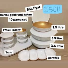 Tupperware Berrak Kırmızı 2,5 lt Saklama Kabı